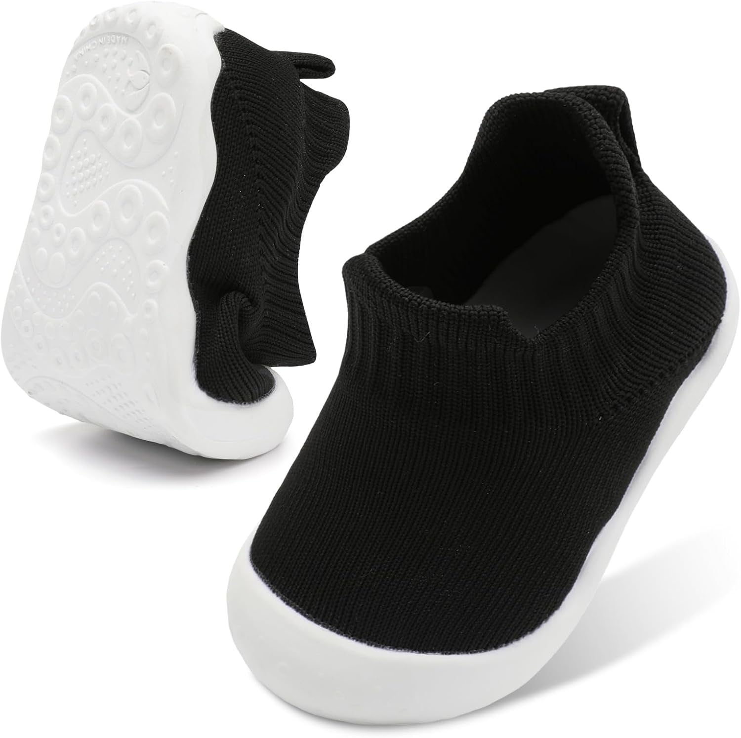 Adorable Soft Sock Shoes Non-Slip Baby Shirts Breathable for Kids