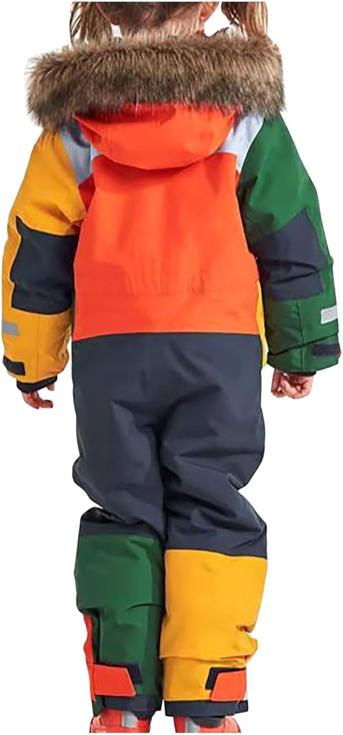 Waterproof Ski Suits for Kids Winter Ski Outfit Toddler Child Ski Jumpsuits