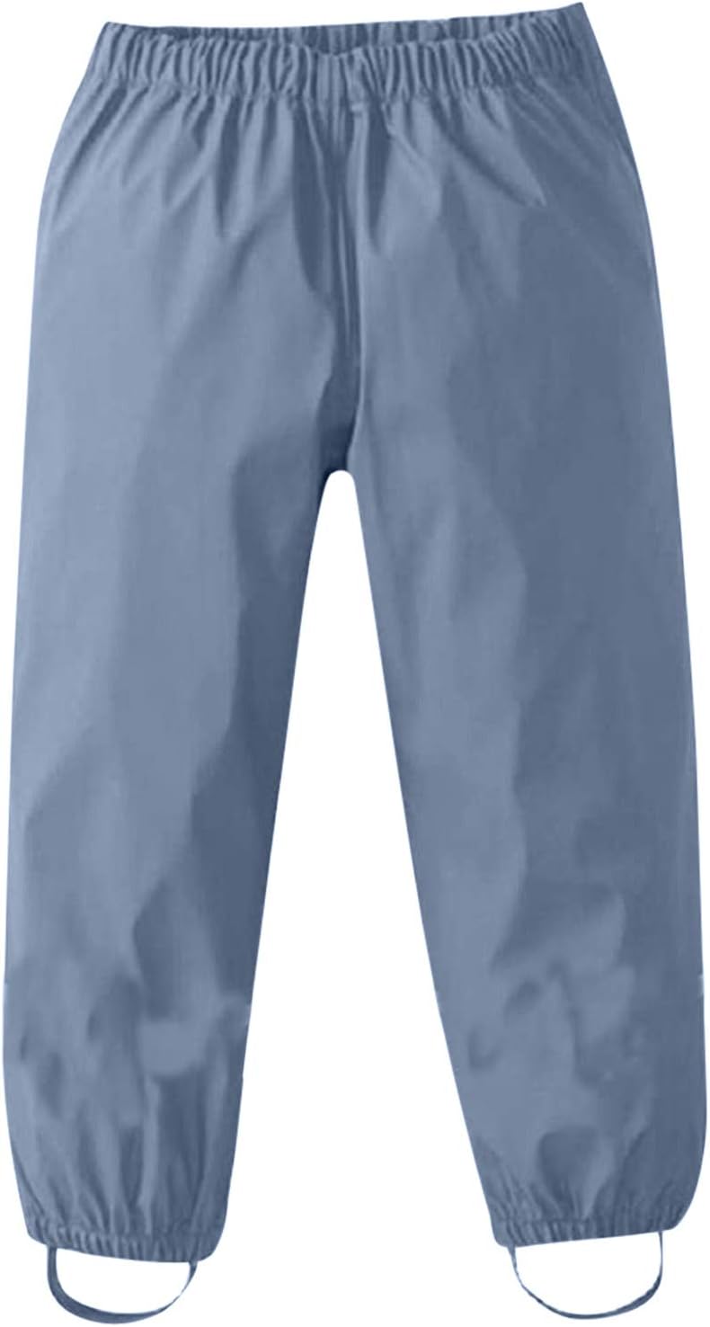 RNTOP Kids REVWXYZ Waterproof suspender Rain Jacket