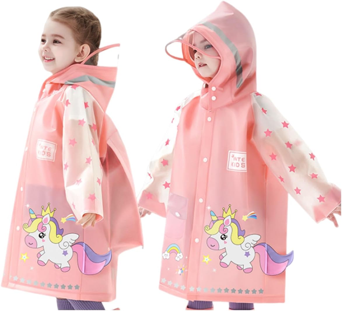 Bright Cute Kids Rain Coats for Boys Girls