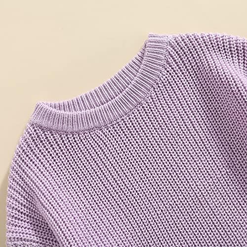Karwuiio Toddler Unisex Knit Sweater Fall Winter Top