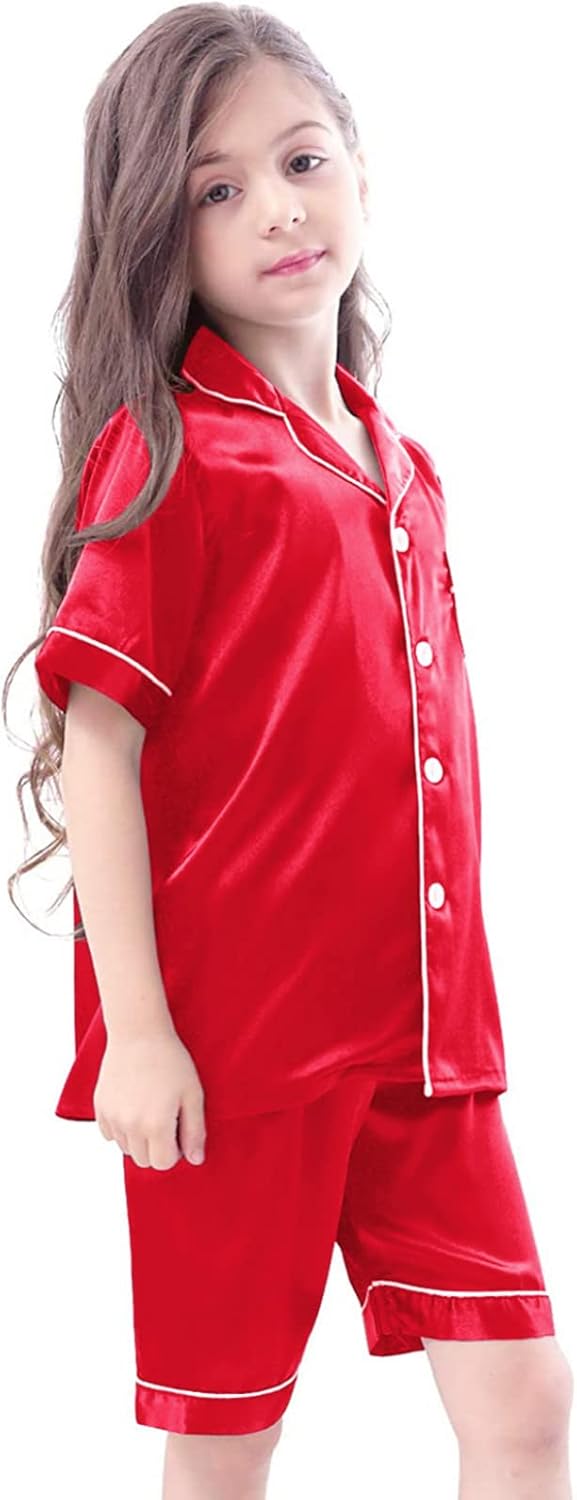 Satin Silk Pajama Set for Babies