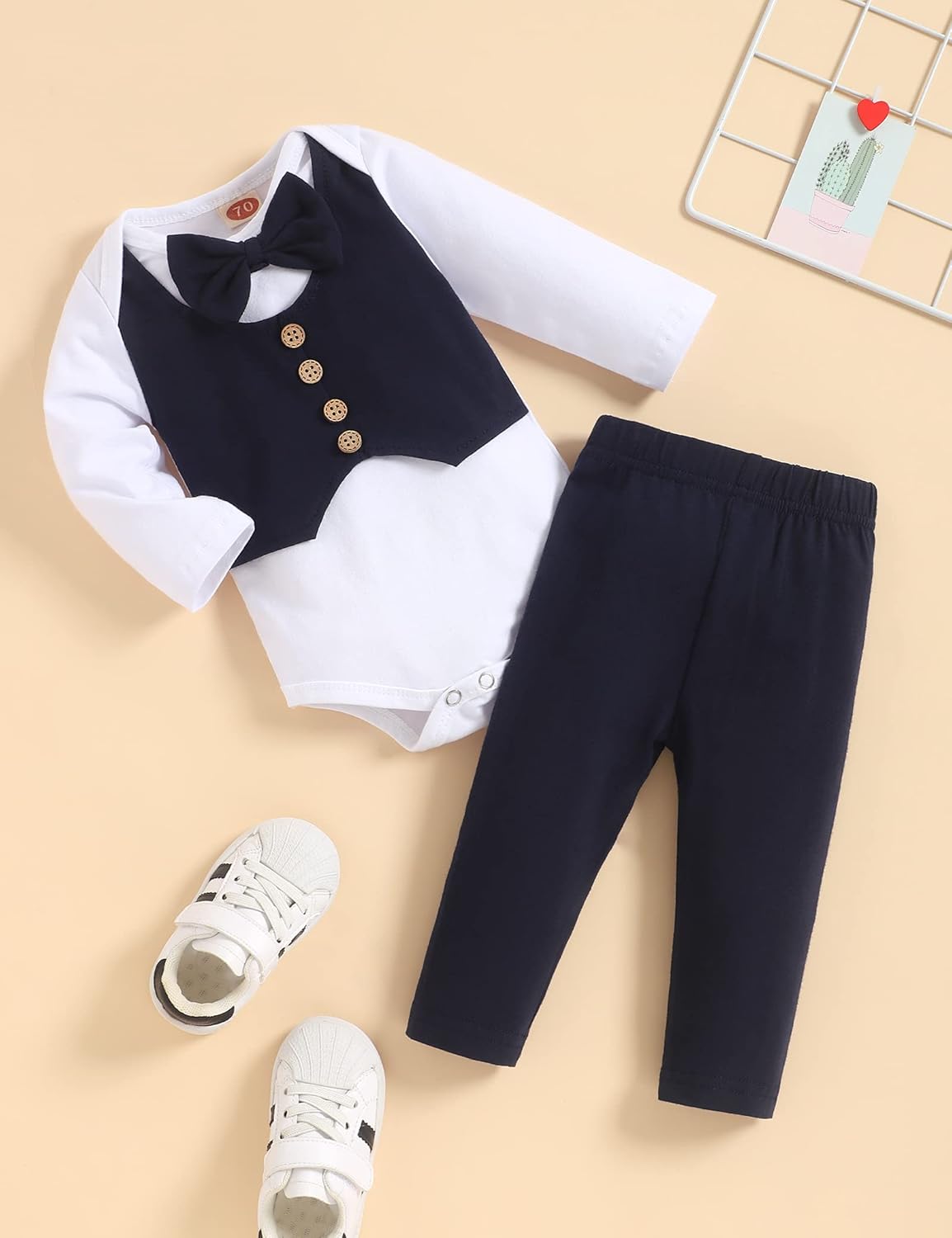 Cra-Zyme Baby Boy SulRomper Tuxedo