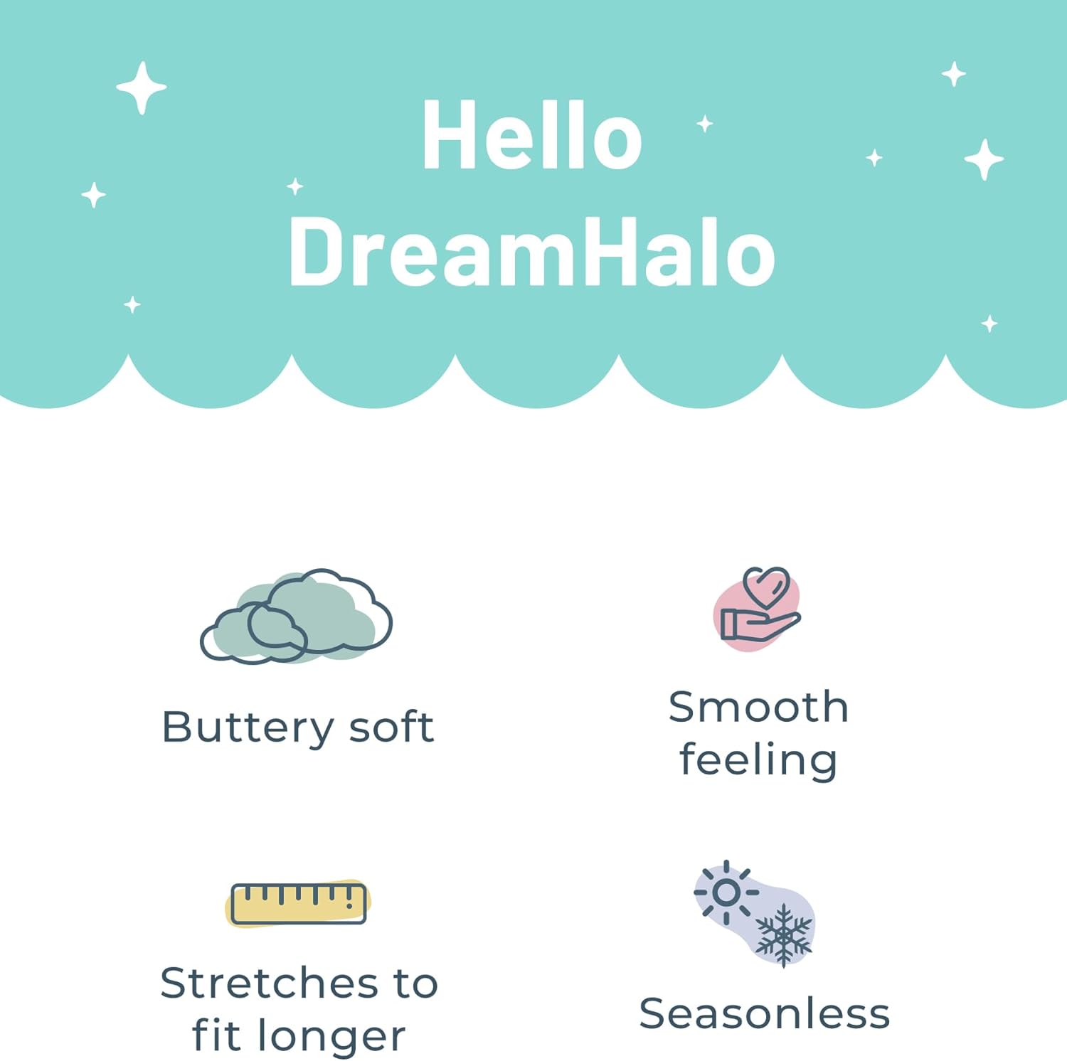 DREAMHALO Baby Boys Romper