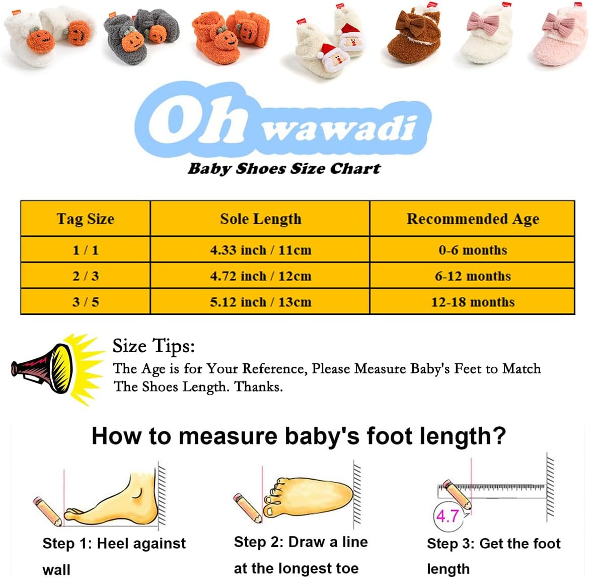 OhwawadiSoft Warm Slippers