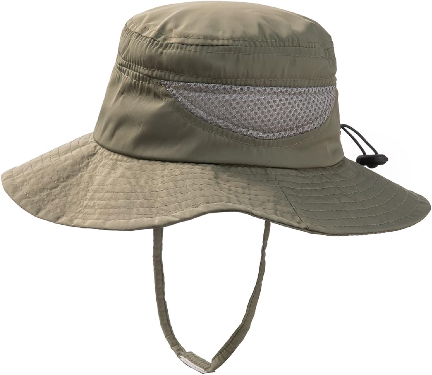 Adjustable wide-brim mesh sun hat UPF 50 for kids