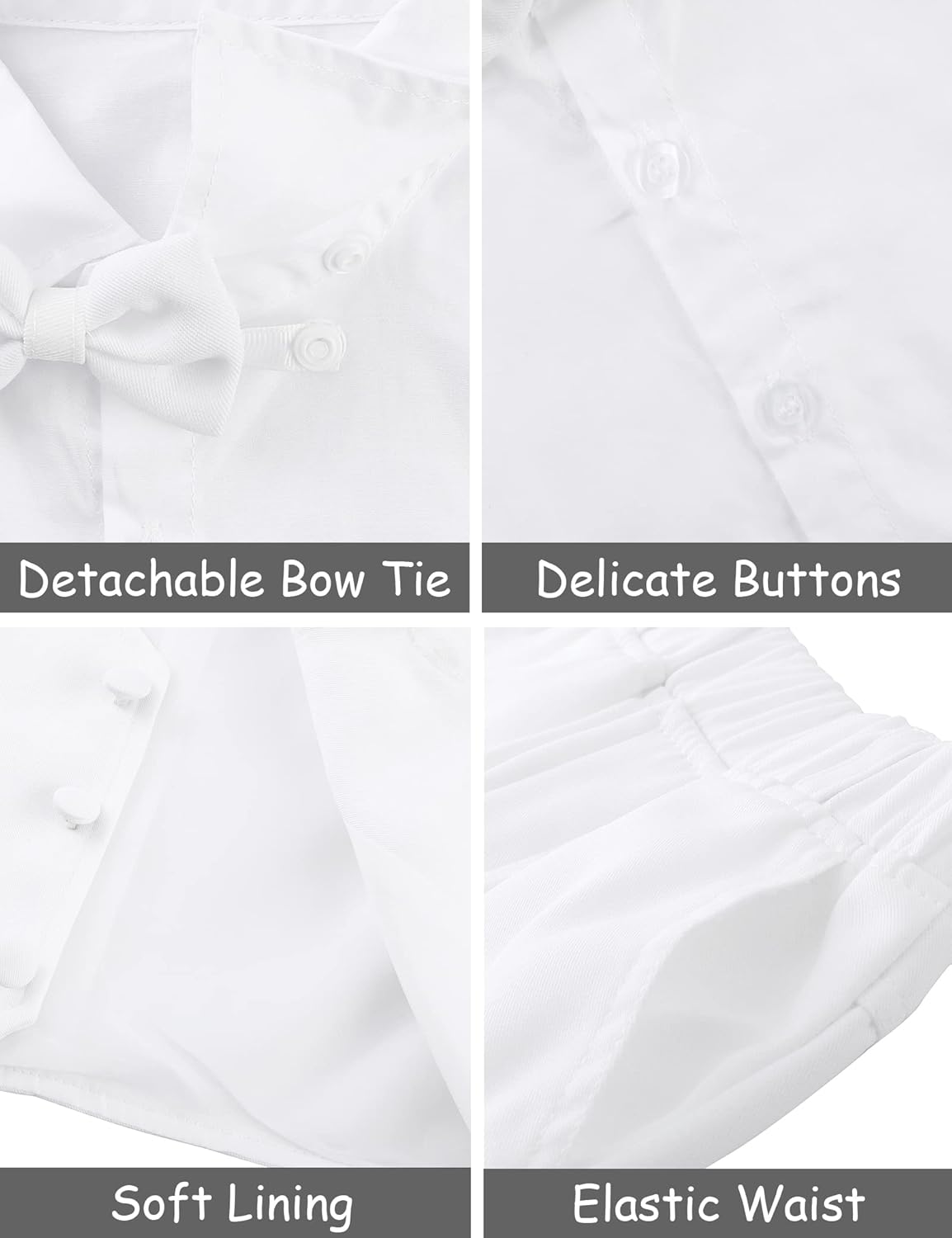 AJ Design Baby Toddler Boys Christening Tuxedo