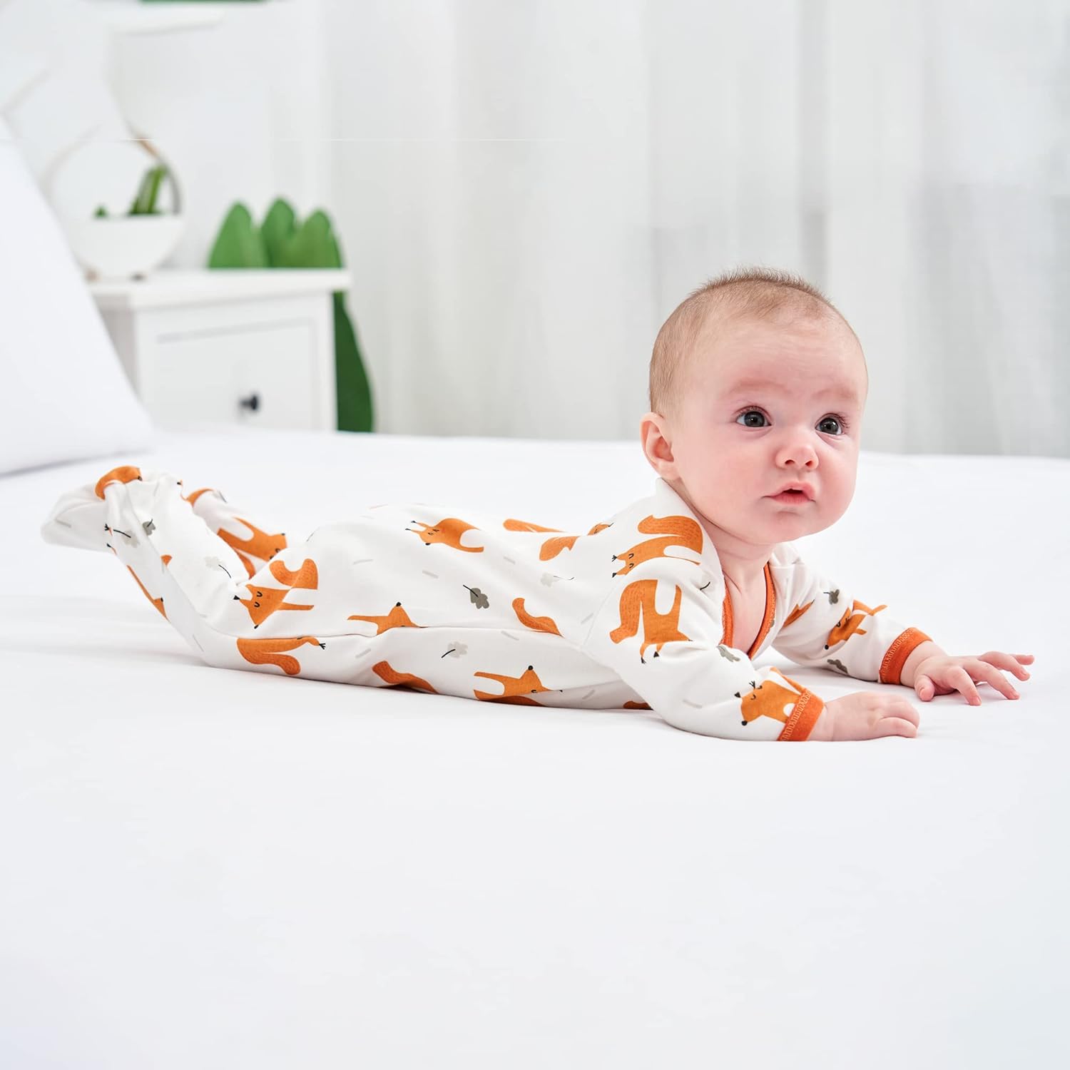 Infant Boys Girls Footie Onesies