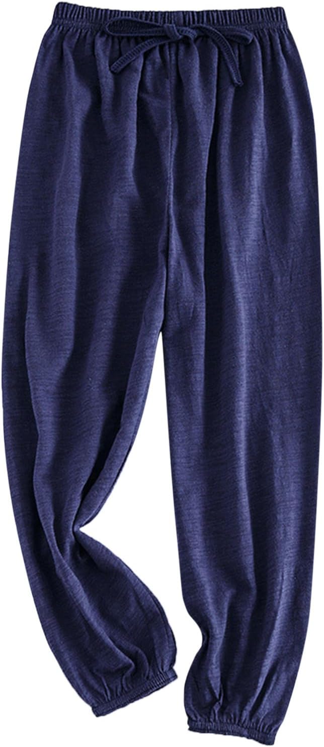 Baby Long Bloomers Soft Slub Cotton Harem Pants for Boys Girls