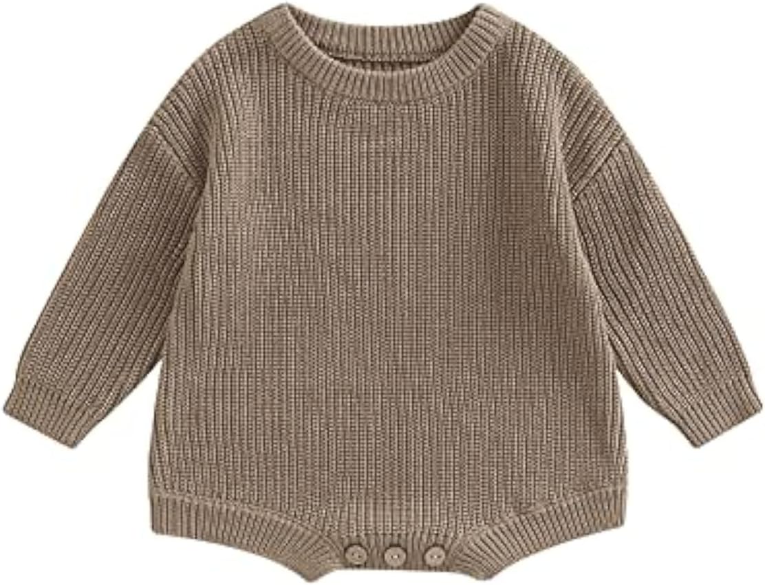 Adorable Winter romper for Baby - toddlerunisexcable knit