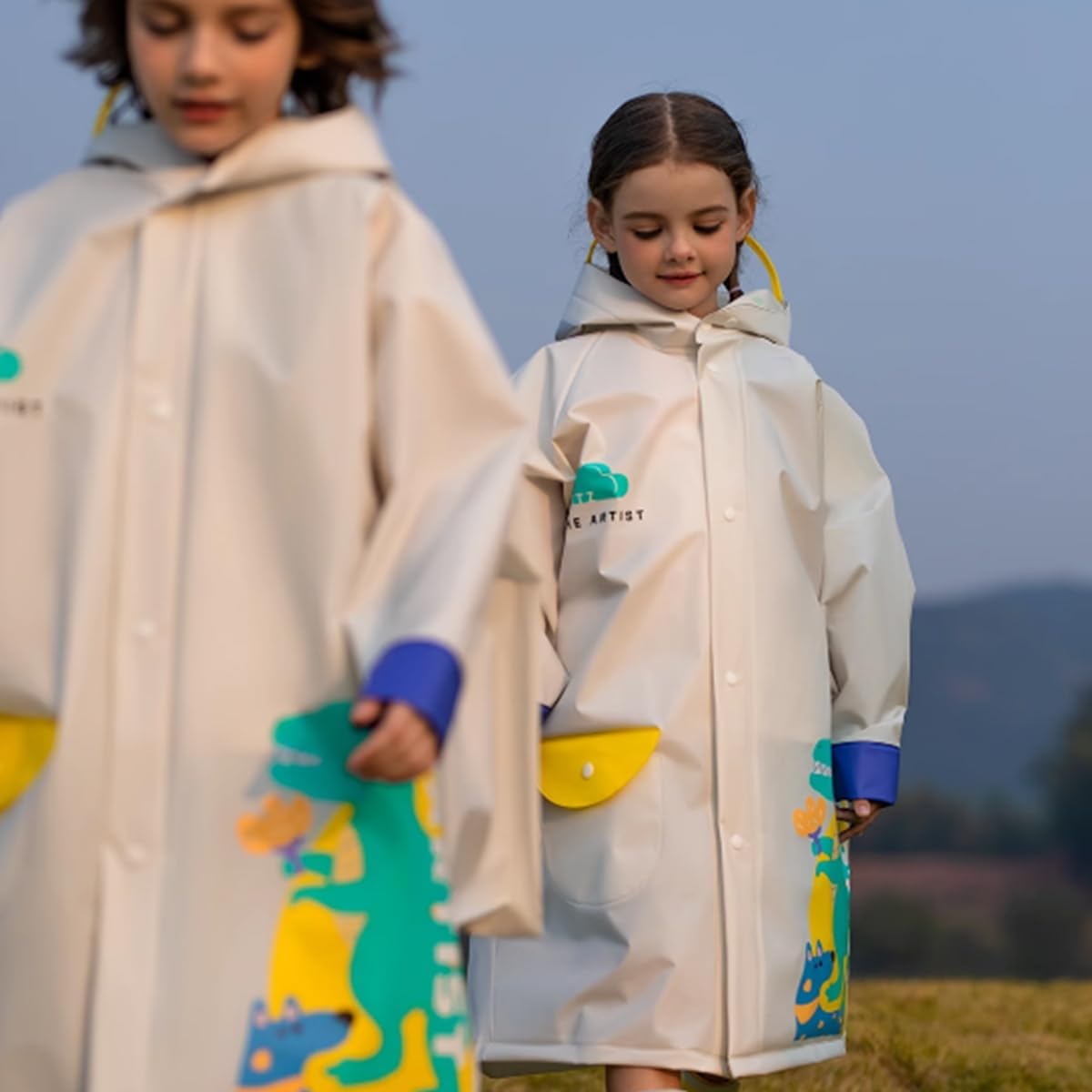 Bright Cute Kids Rain Coats for Boys Girls