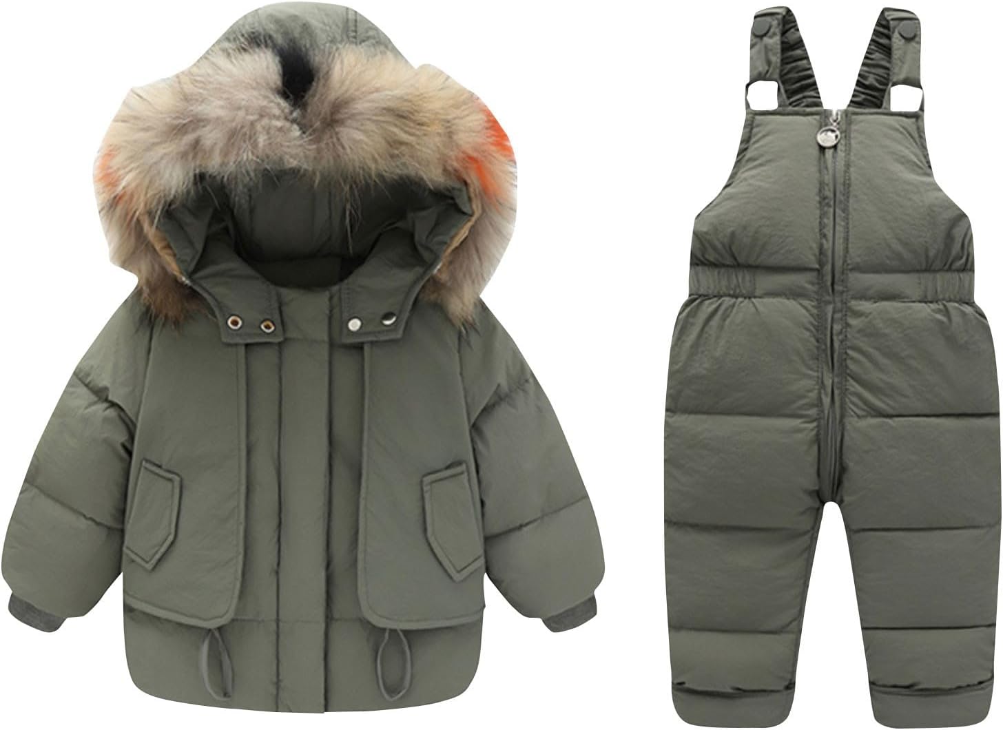 Thick and Warm Jumpsuit for Baby Girls