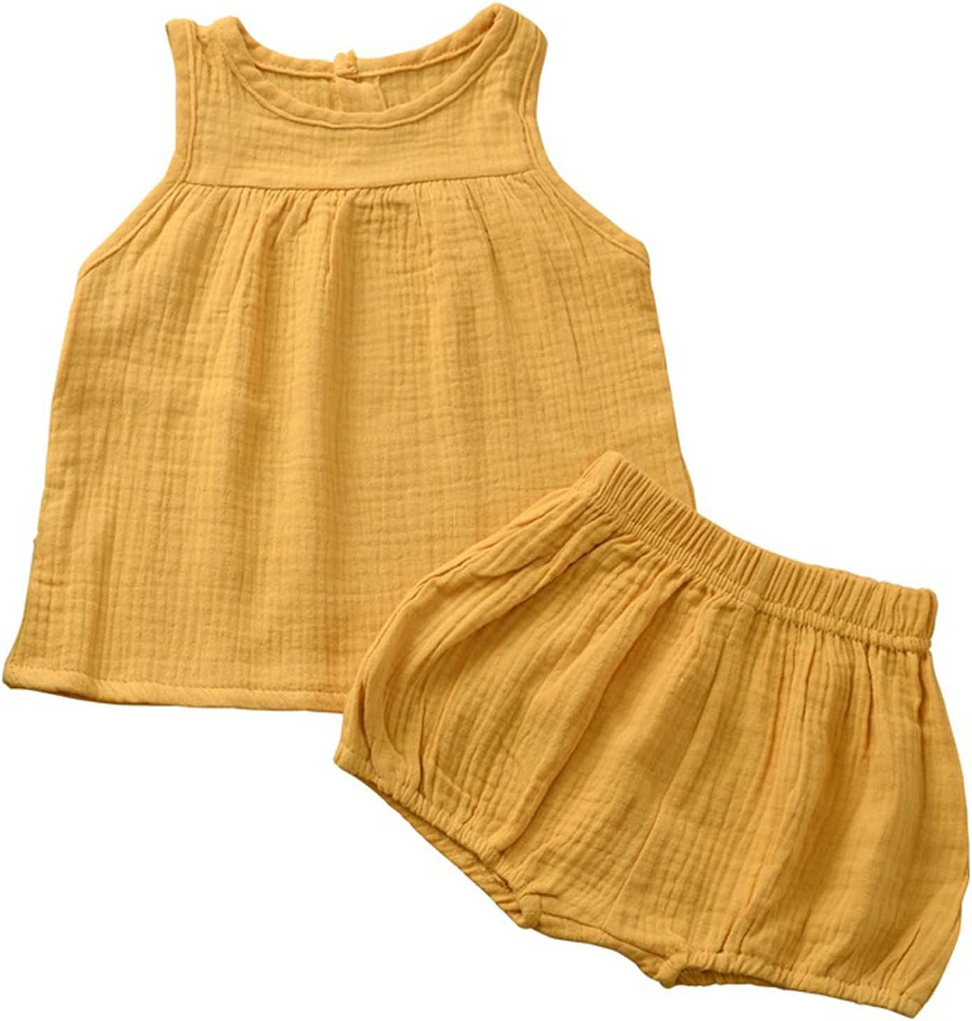 EISHOW 2 Pack Toddler Sleepwear Shorts Set
