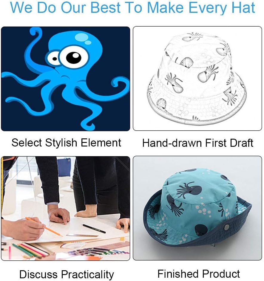 Adjustable Baby Sun Hat for Boys Girls UV Protection UPF 50