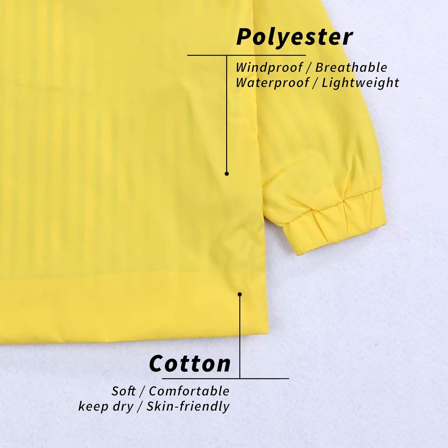 YOUNGER TREE Cute Duck Raincoat Hoodie for Toddler Baby Boy Girl