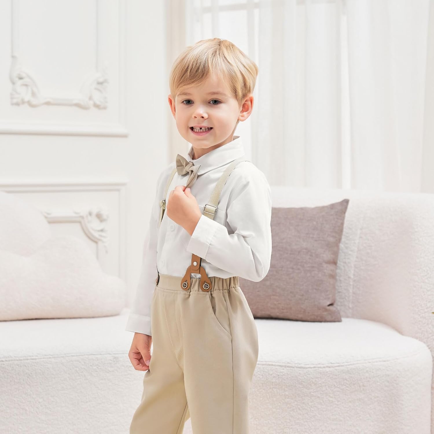 Stylish comfy Toddler Boys Button-Down Nobody