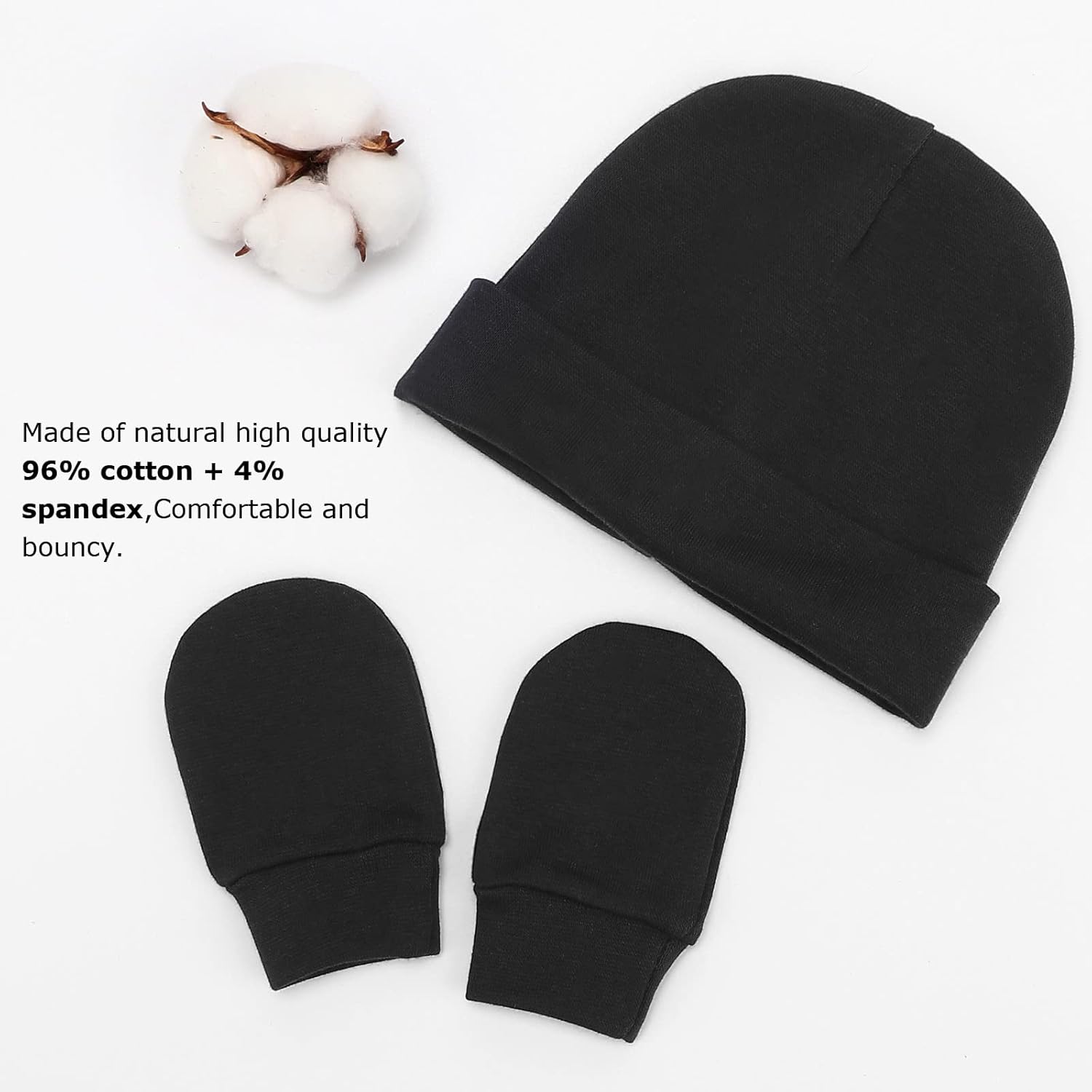 Baby HATS M Mittens Set