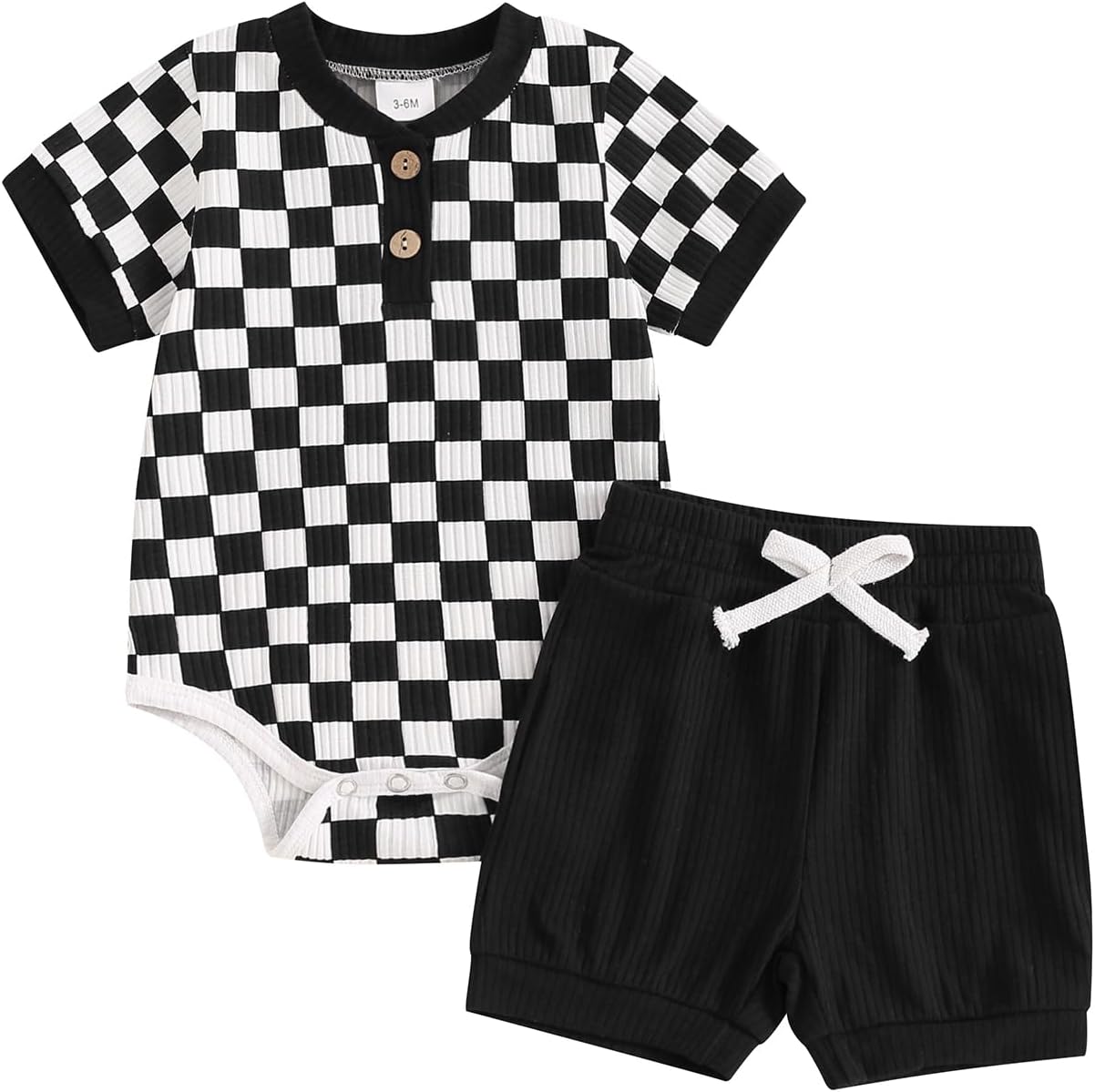 Summer Romper Shorts Set for Baby Boys Girls
