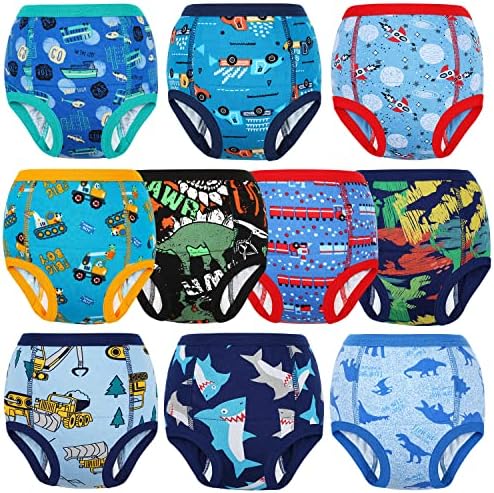 MooMoo Baby Potty Training Underwear 10 Pack for Toddlers
