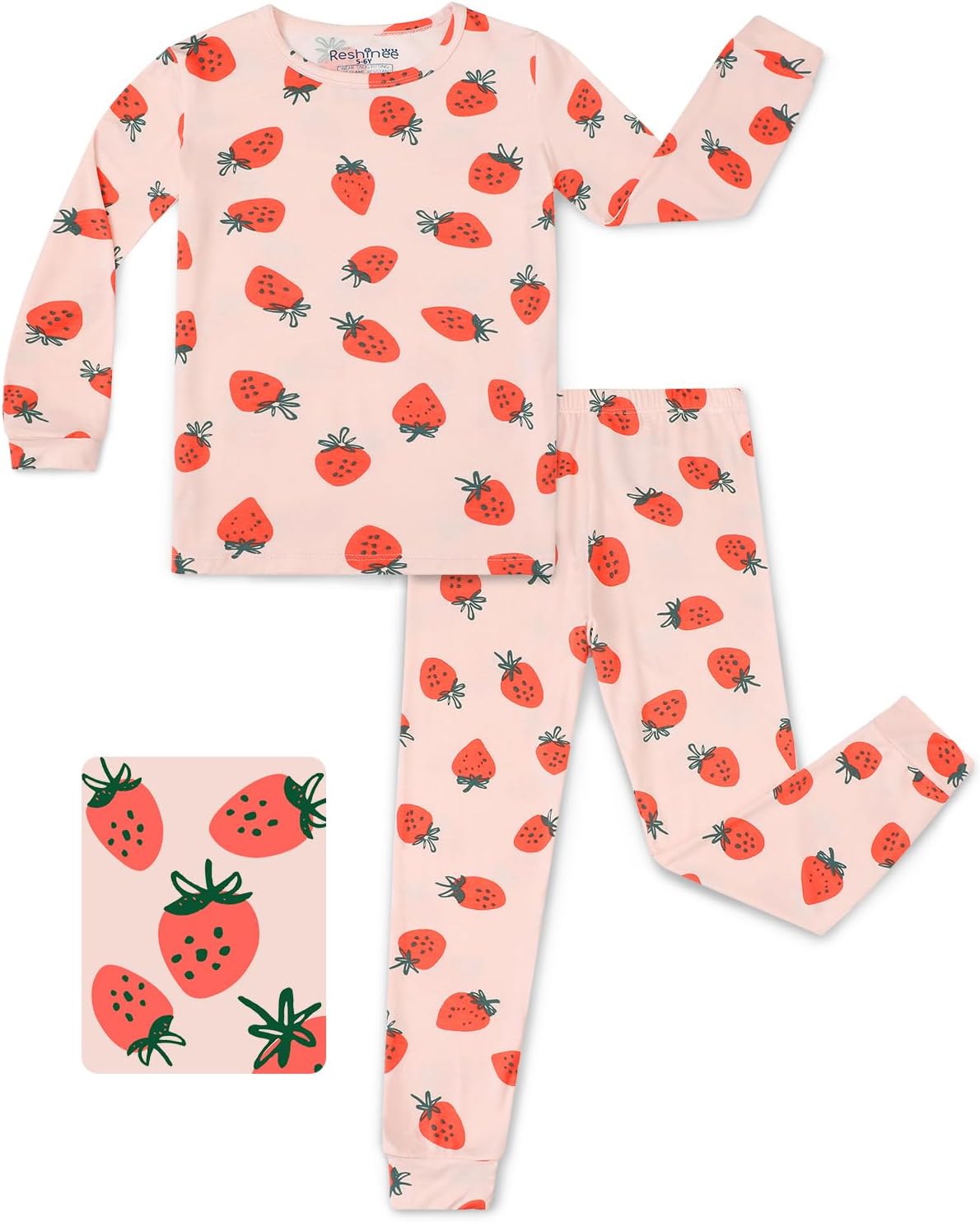 Bamboo Viscose Toddler Girls Pajama Sets