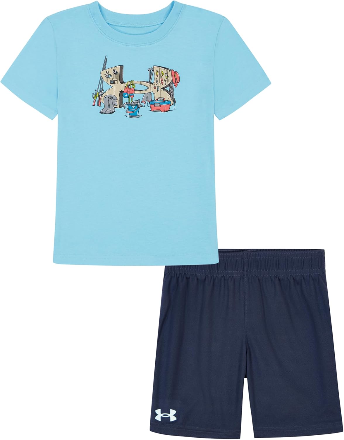Effortlessly Cool Under Armour Boys Short Sleeve Tee Shorts