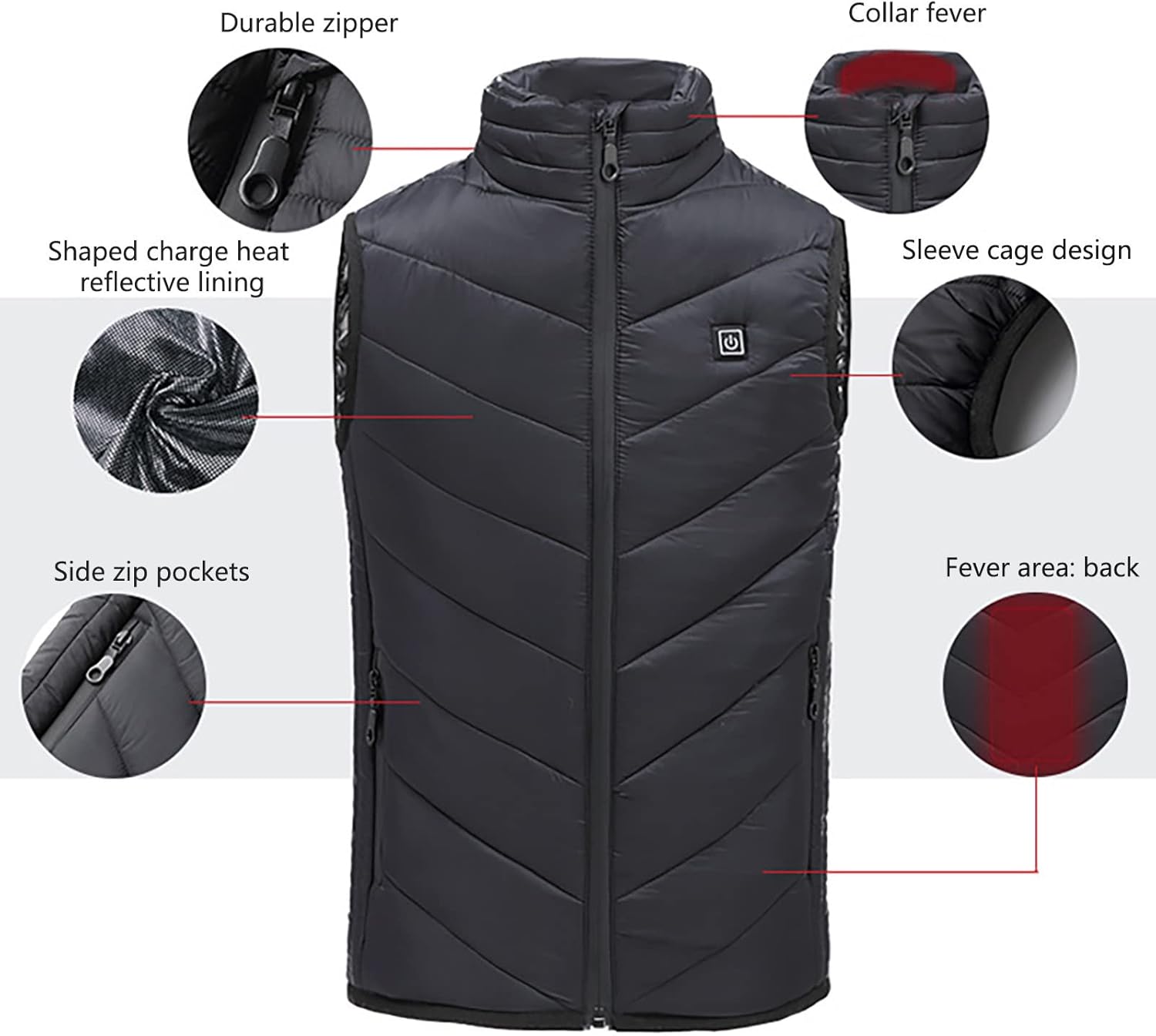 Heated Vest Perfect for Cooling Off and skiing