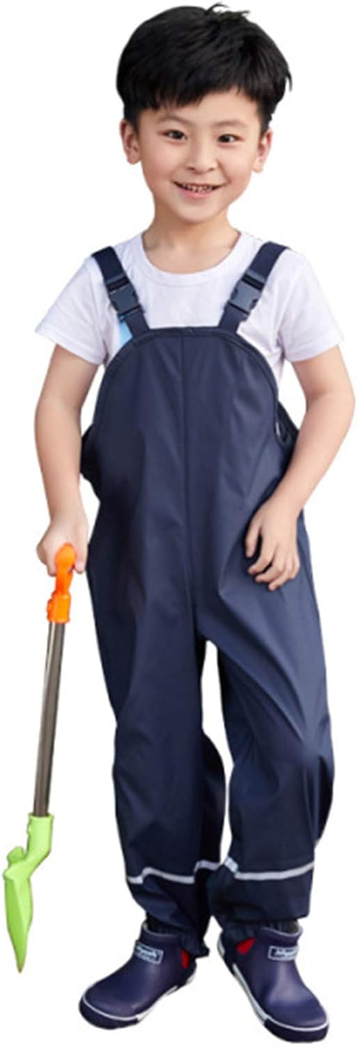 Safety-Enhanced Waterproof Rain Pants for Kids
