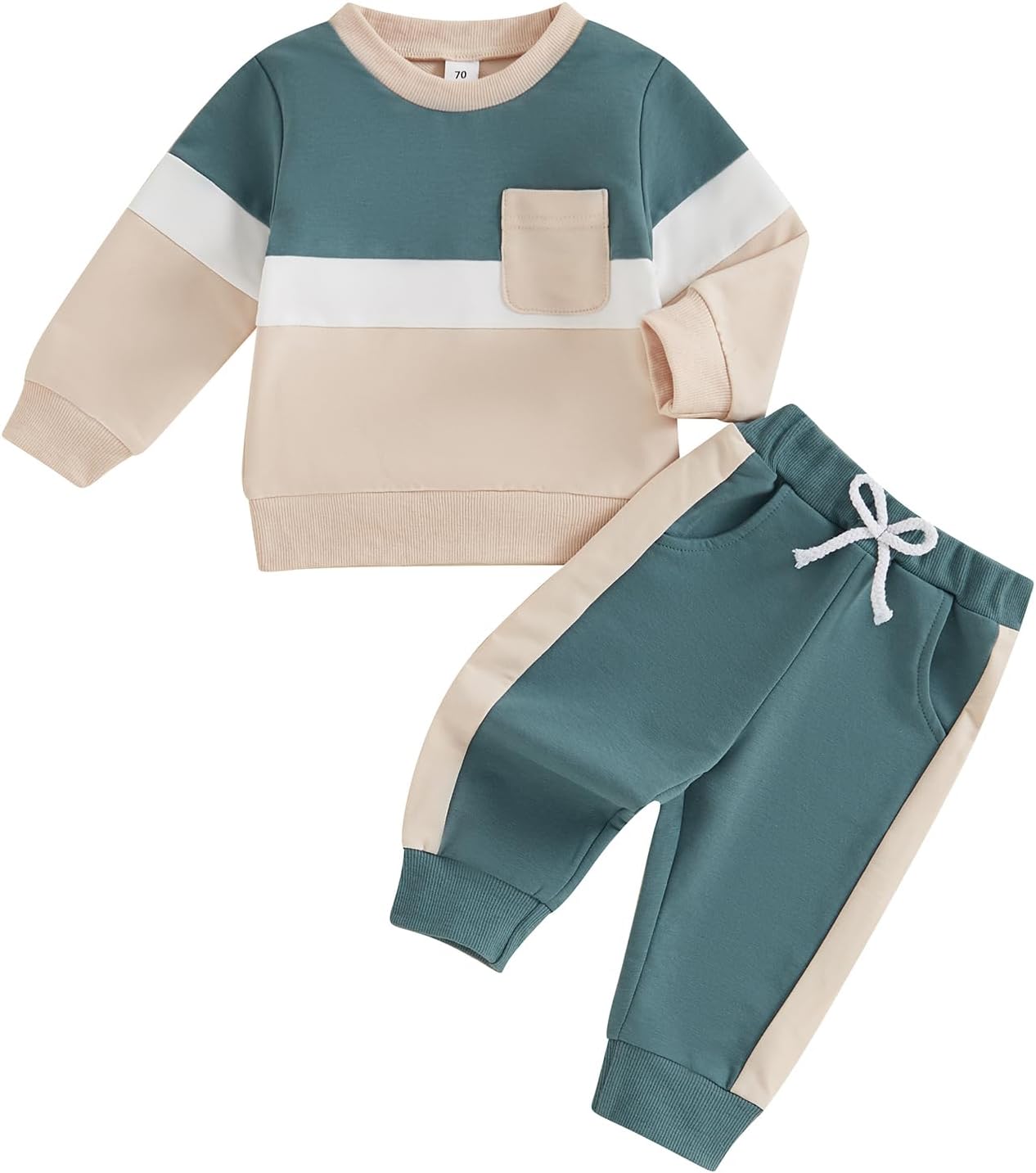 MoZiKQin Toddler Fall Winter 2Pcs Outfit Set