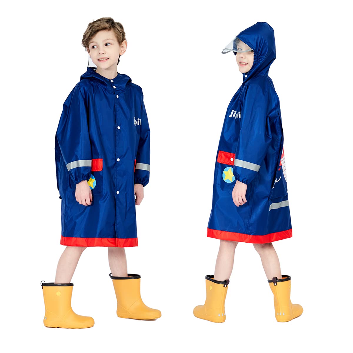 Fewlby Kids Raincoats Safe Durable Stylish