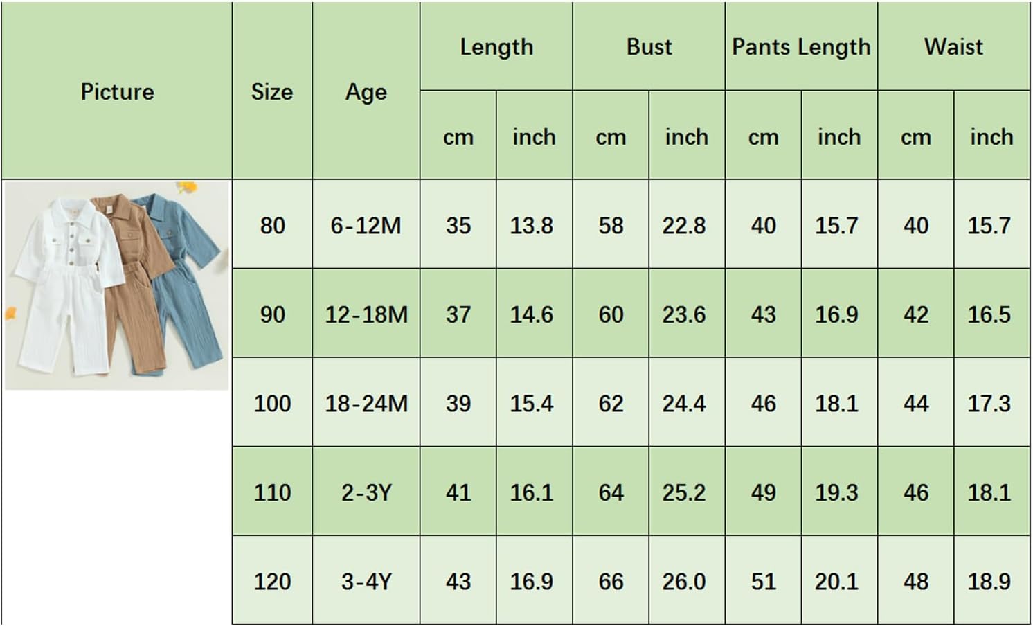 Cotton Linen Toddler Boys Girls Clothes