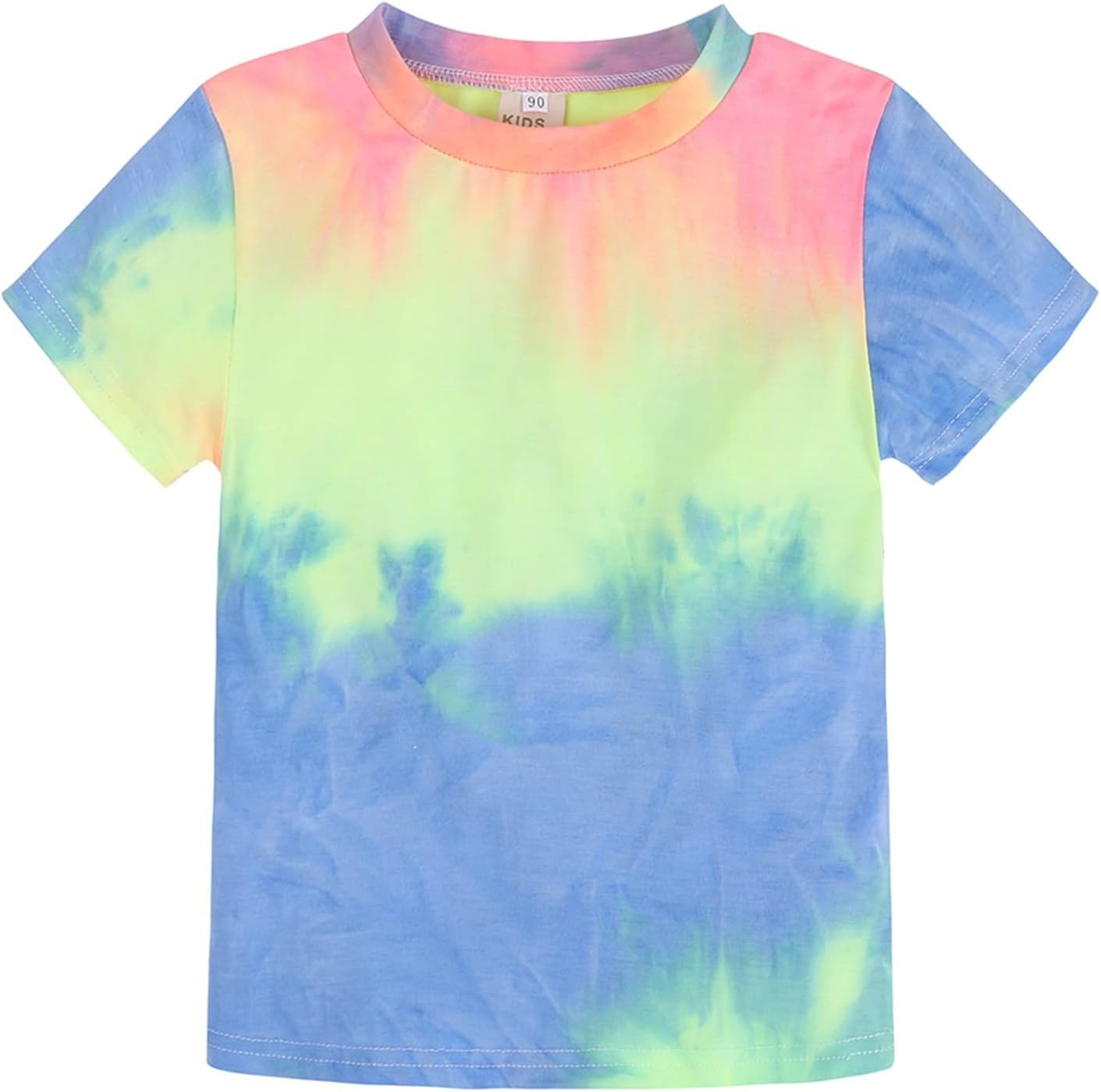 Kids Casual Tie Dye Sweatshirt and Camouflage Pants Set 2Pcs