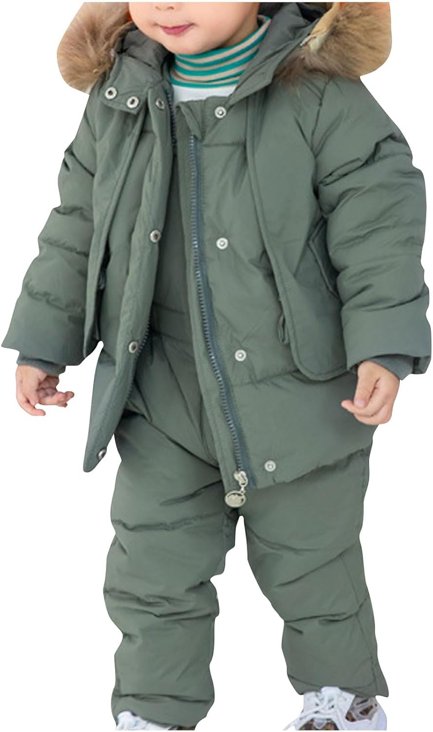 Thick and Warm Jumpsuit for Baby Girls
