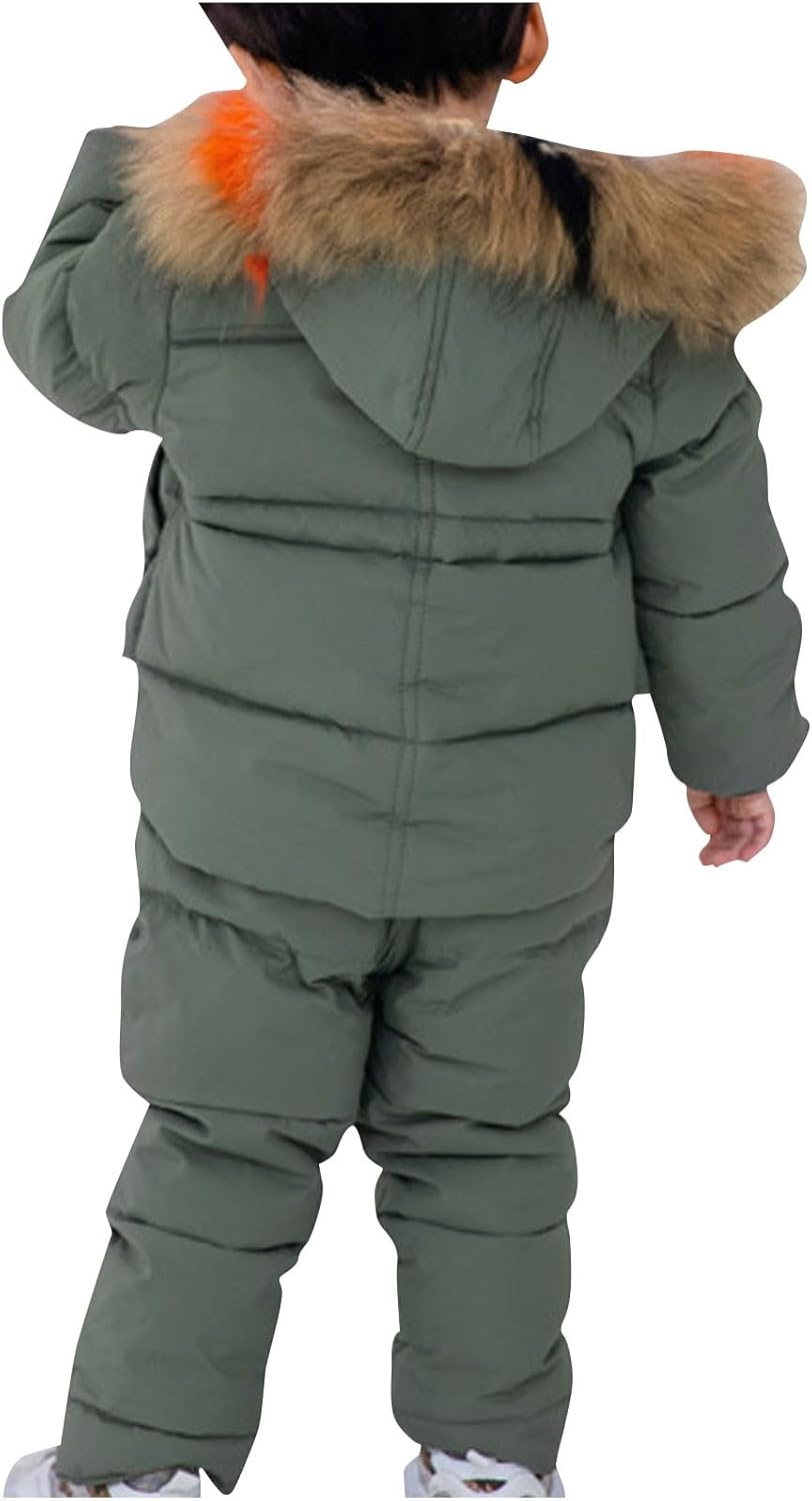 Thick and Warm Jumpsuit for Baby Girls