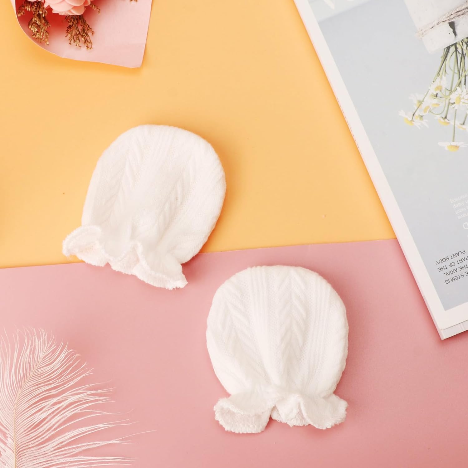 Perfect Newborn Gloves - Soft Hypoallergenic mittens for 0-6 Months