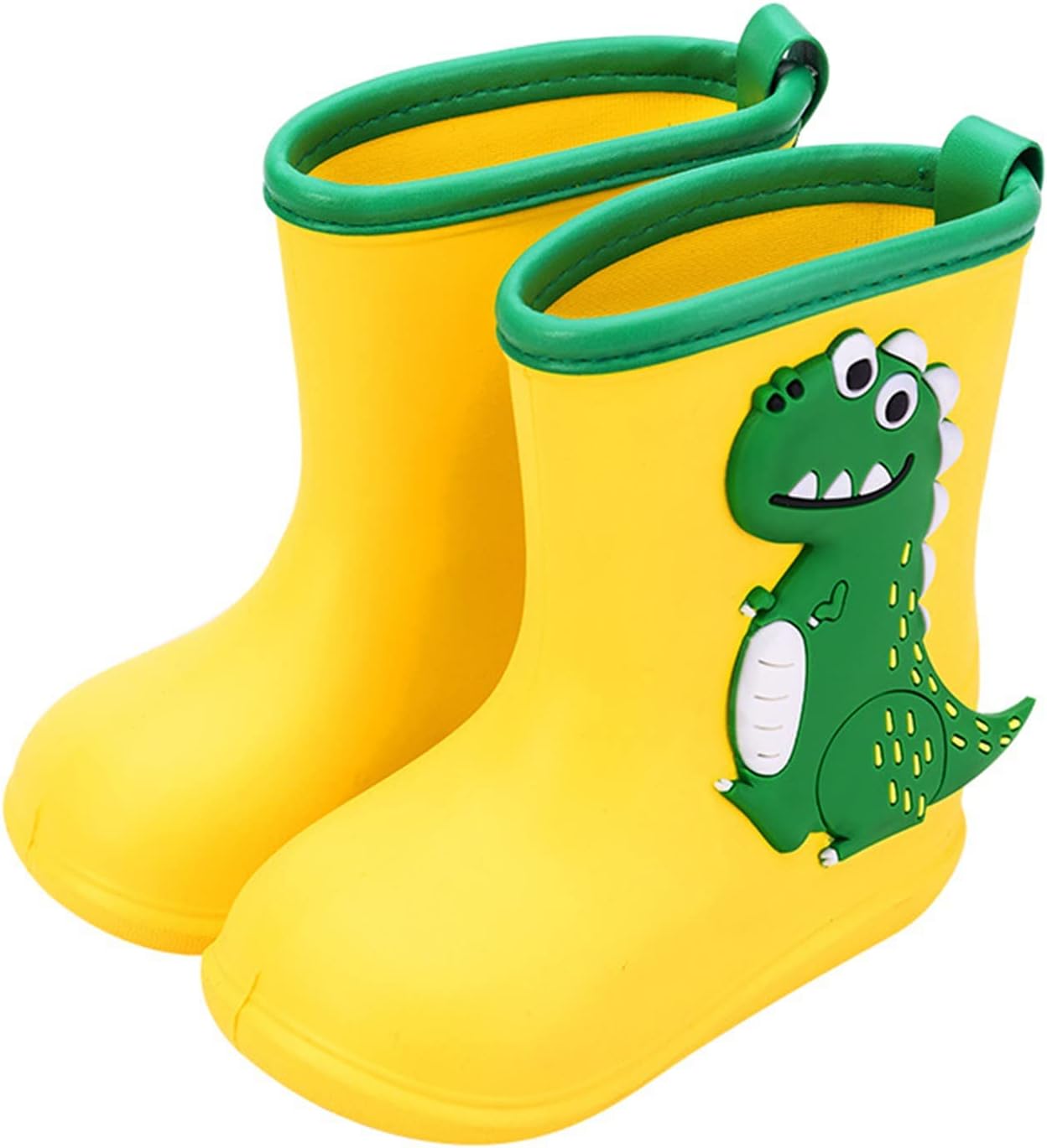 Adjustable Toddler Rain Boots Dinosaur Print