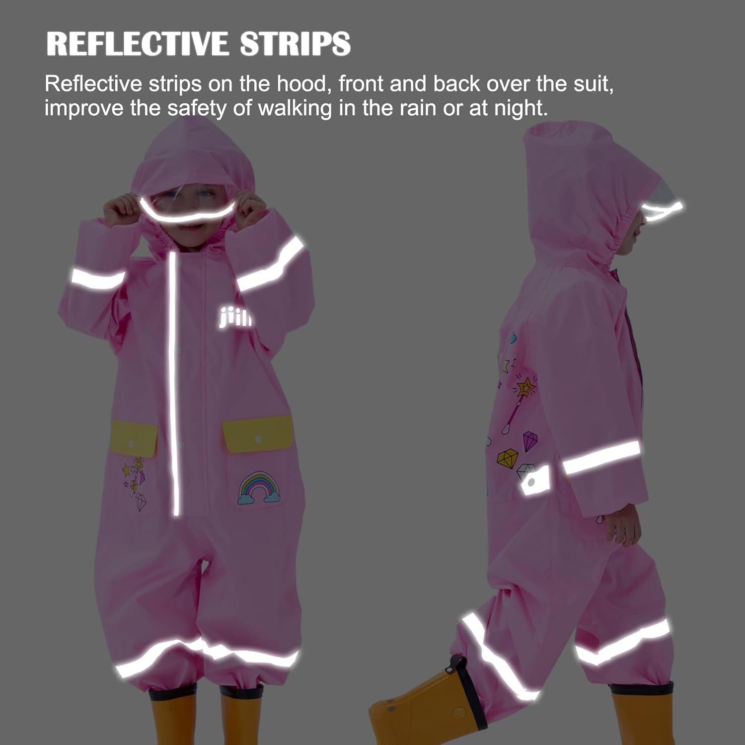 Safe and Fun Rain Immediate waterproof raincoat