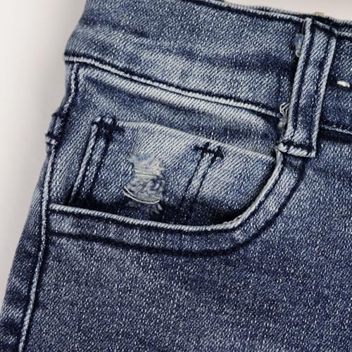 KIDSCOOL SPACE Kids Ripped Denim Jeans for Boys and Girls