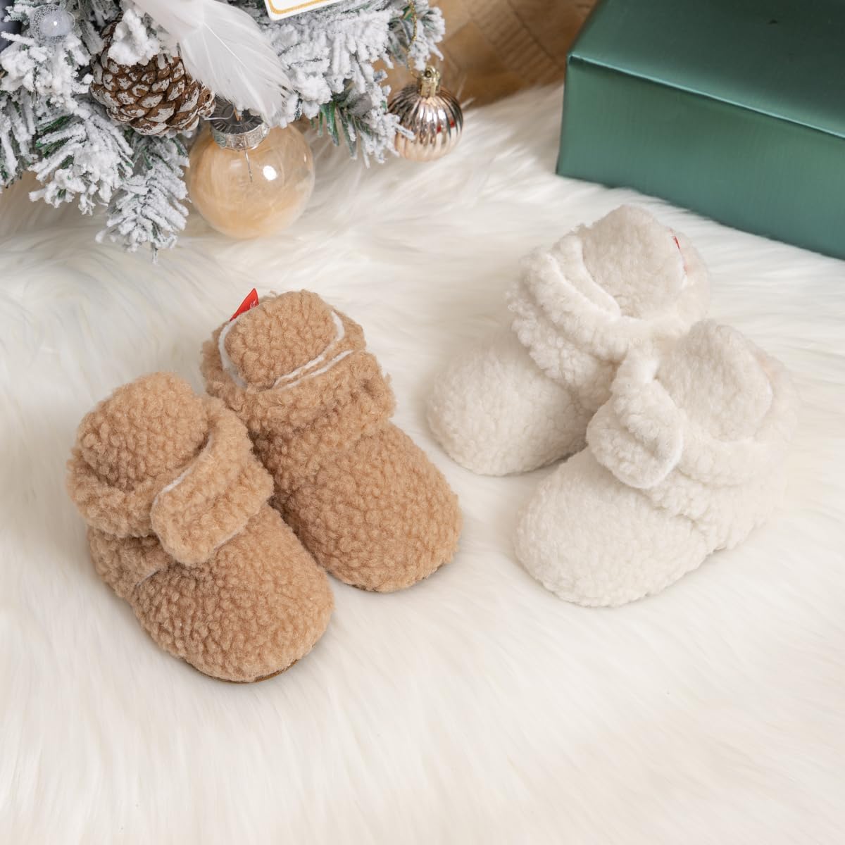 Babelvit Soft Fleece Booties for Babies