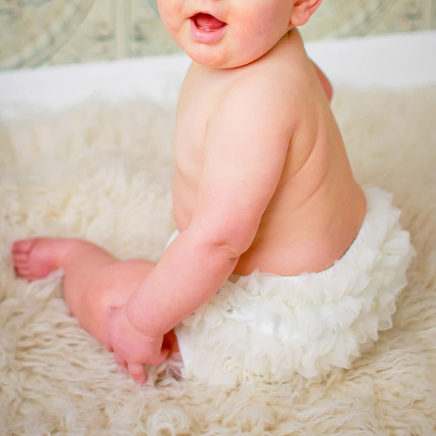 Elastic Ruffled Bloomers for Babies