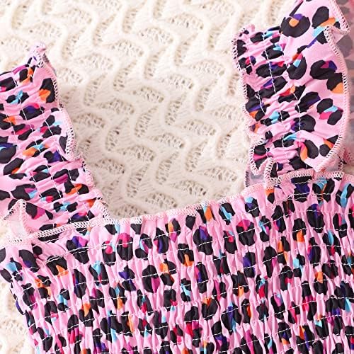 Tkria Little Girls Summer Ruffle Sleeve Sundress