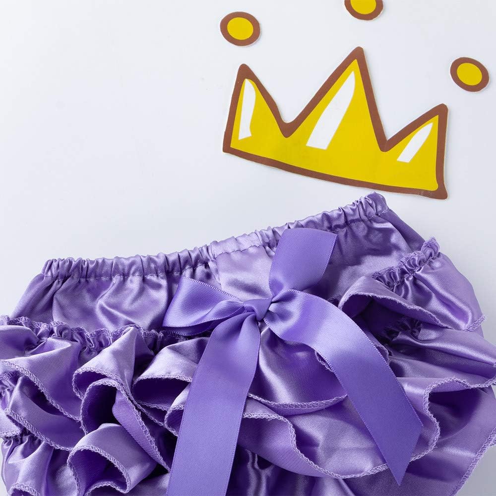 Comfortable Bowknot Ruffle Diaper for Toddler Girls