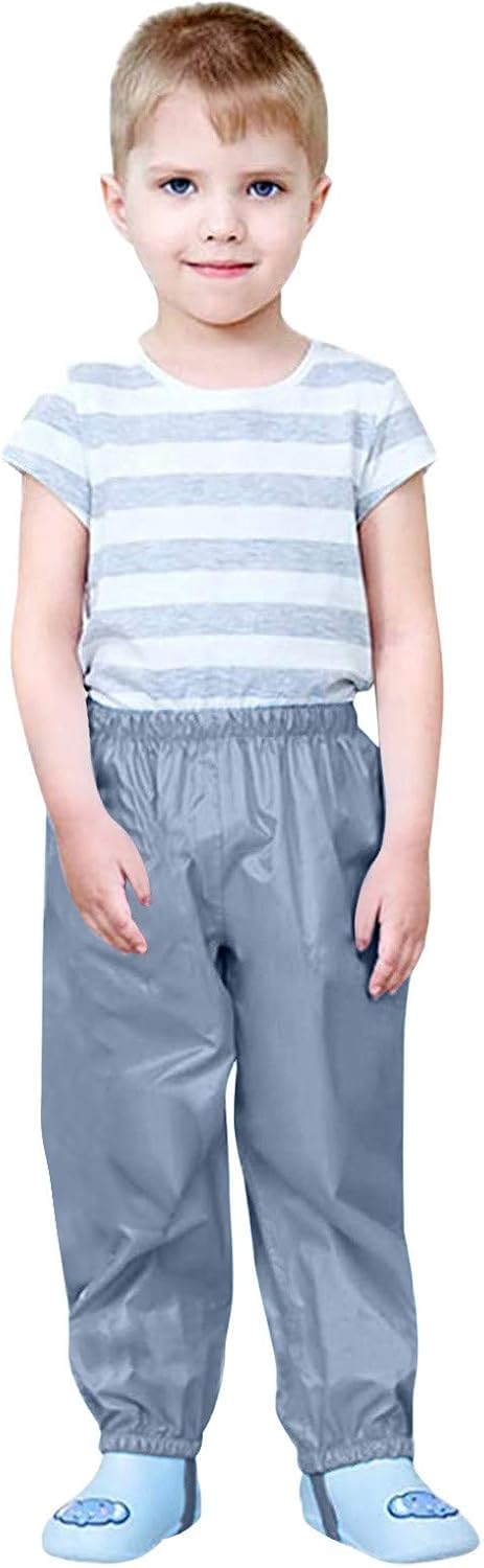 RNTOP Kids REVWXYZ Waterproof suspender Rain Jacket