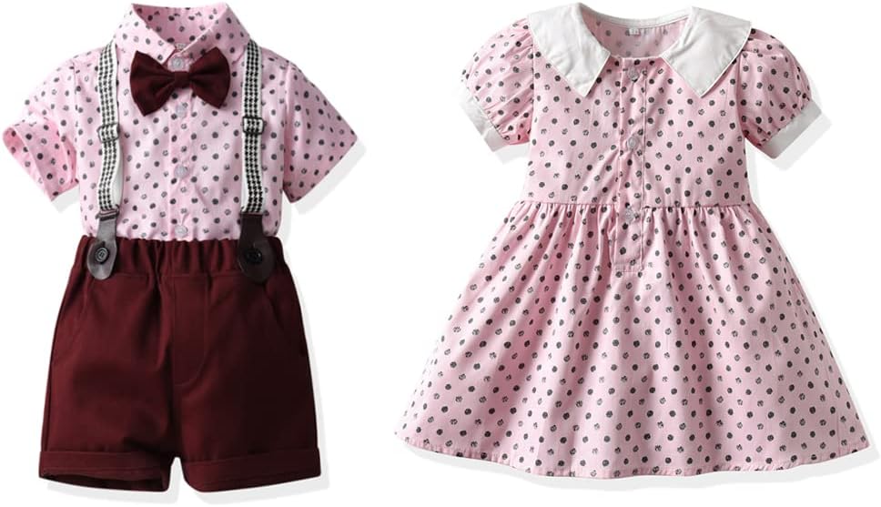 Matching Outfits for Summer Sibling Boys Girls dedone