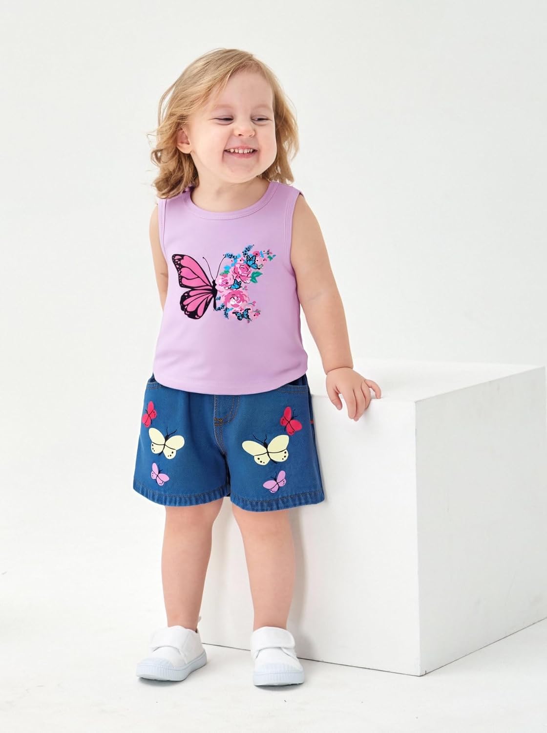 Mikrdoo Baby Girl Clothing Toddler Newborn toage summer outfits set