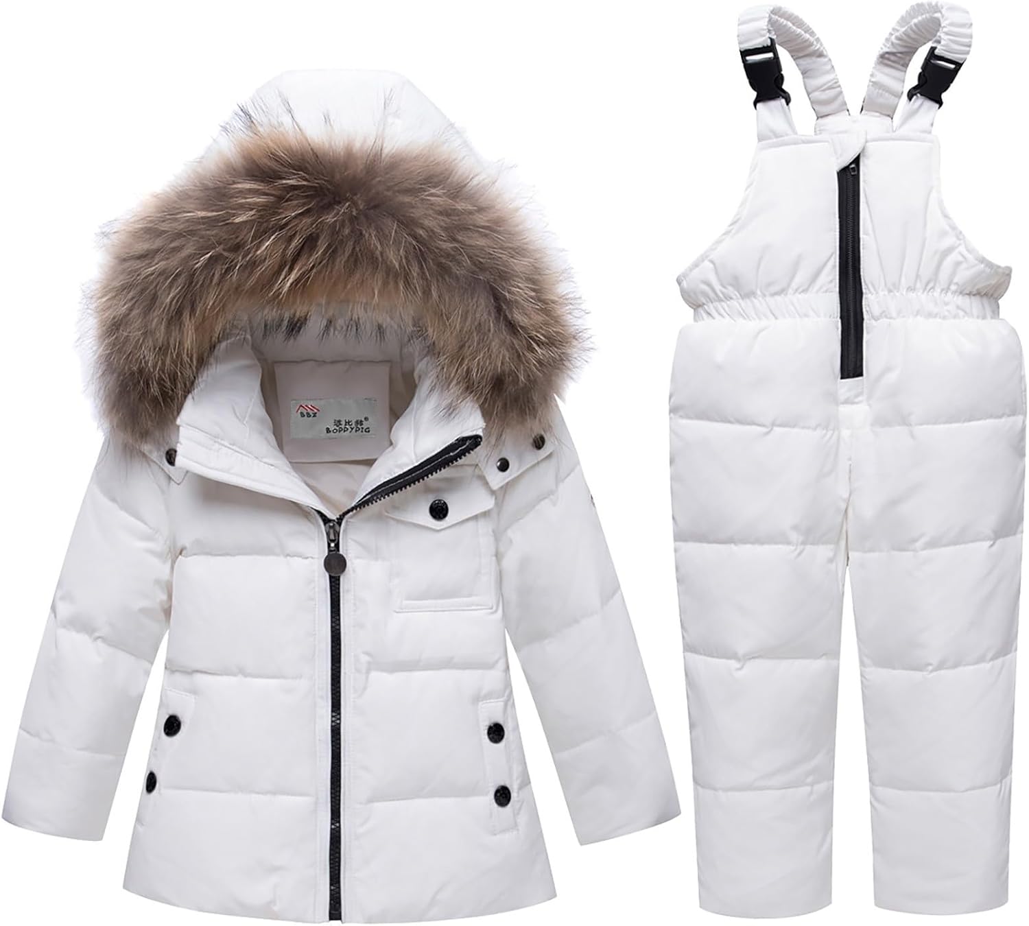 Kids Ski Set Winter Thickened Jacket Pants Child