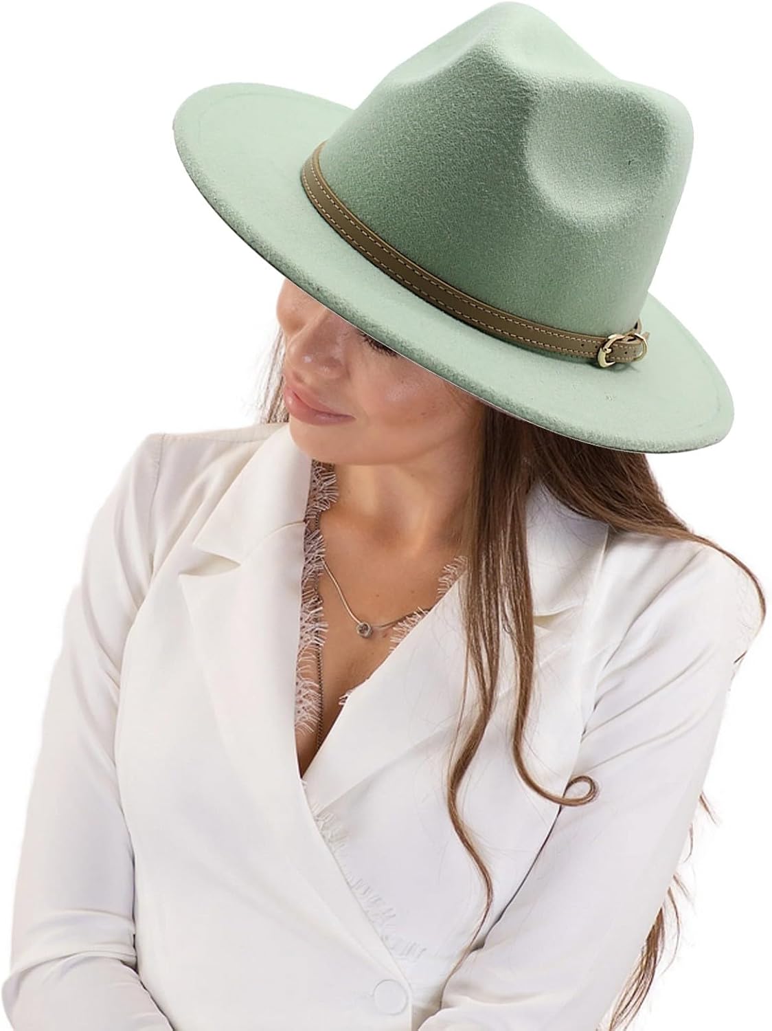 Mint Green Toddler Fedora Hat