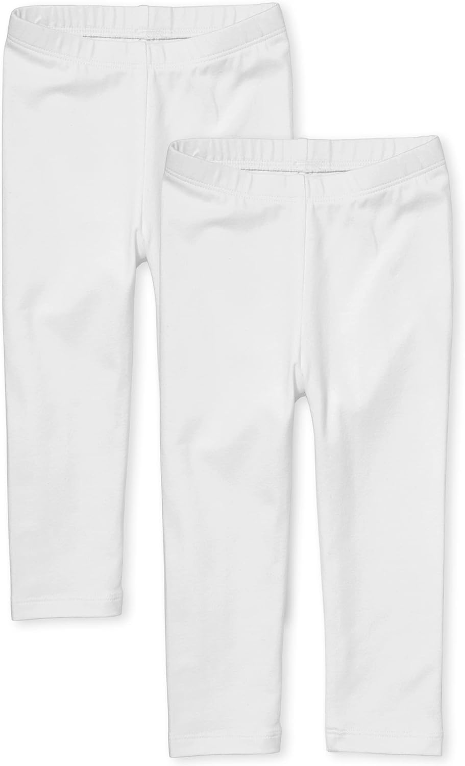 Premium Soft Adjustable Baby Girls Leggings 2-Pack