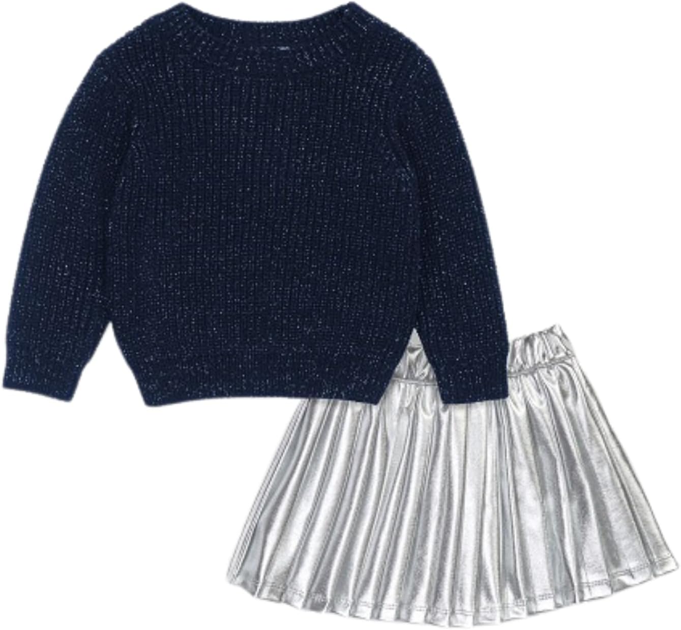 Splendidchildren Trendy Baby Girl Sweater Skirt Set