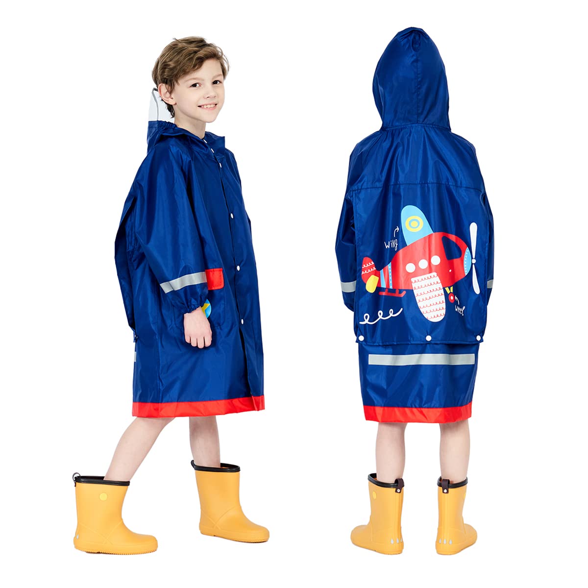 Fewlby Kids Raincoats Safe Durable Stylish