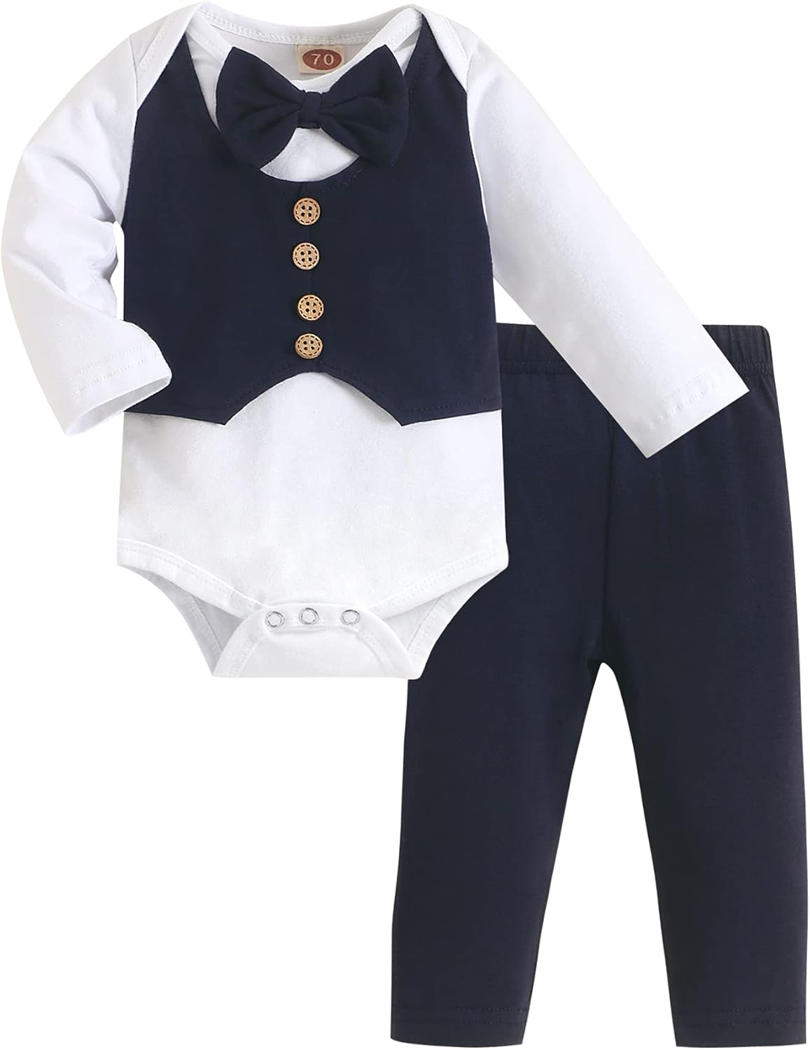 Cra-Zyme Baby Boy SulRomper Tuxedo